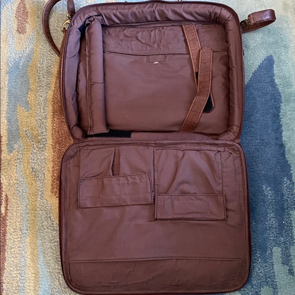 Brown Leather Computer Bag
